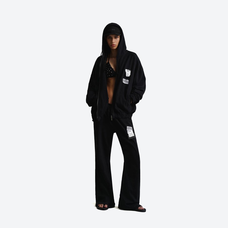 Receipt Ripped Zip-Up Hoodie